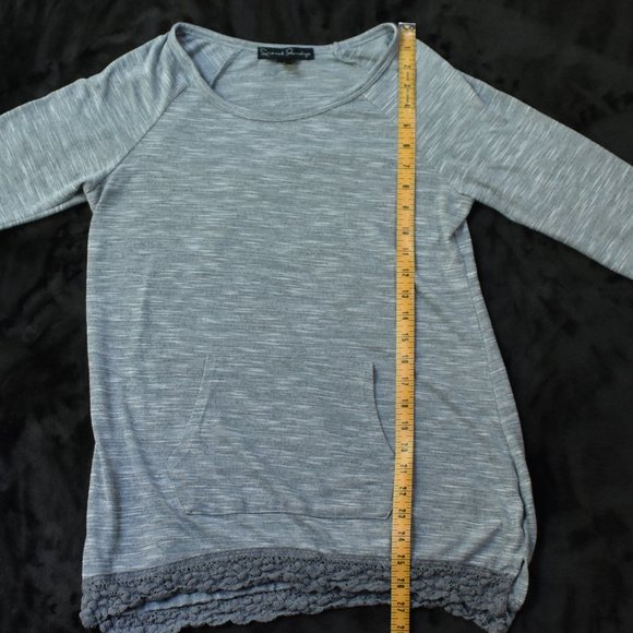 French Laundry Scoop Neck Long Sleeved Shirt - Picture 11 of 12